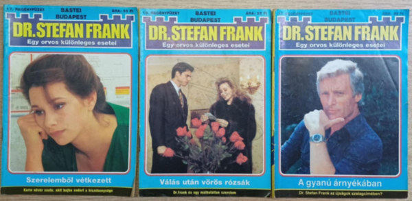 Dr. Stefan Frank - 3 db a Dr. Stefan Frank - Egy orvos k�l�nleges esetei sorozatb�l: Szerelemb�l v�tekezett - V�l�s ut�n v�r�s r�zs�k - A gyan� �rny�k�ban
