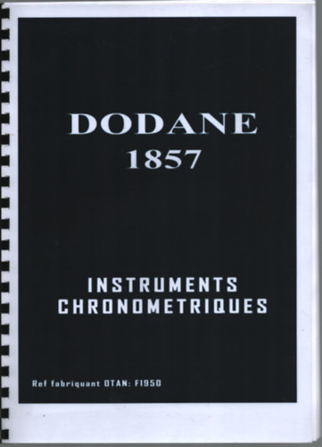 Dodane 1857 - Instruments chronometriques (rakatalgus)