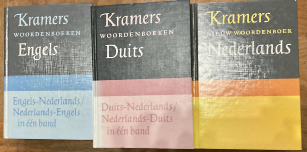 Kramers nieuw woordenboek Nederlands + Kramers woordenboeken Duits-Nederlands/Nederlands-Duits in n band + Kramers woordenboeken Engels-Nederlands/Nederlands-Engls in n band