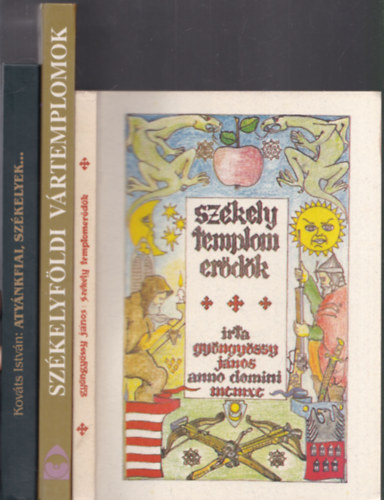 3 db knyv Szkelyfldrl: Szkely templomerdk + Szkelyfldi vrtemplomok + Atynkfiai, szkelyek...