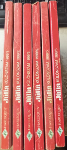 Tbb szerz - 6 db Jlia klnszm 1999. vfolyam 1-6 ktet (teljes)