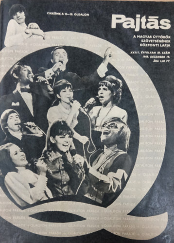 Vasv�ri Ferenc  (szerk.) - Pajt�s XXIII. �vfolyam 50. sz�m (1968)