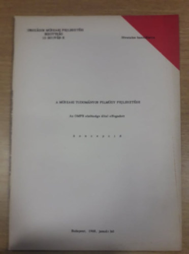 A műszaki tudományos filmügy fejlesztése