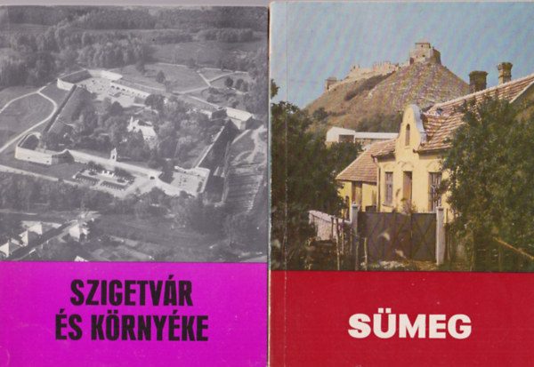 Hernádi Károly, Molnár Imre, Koppány Tibor, Kozák Károly Tüskés Tibor - 4 db helytörténet : Sümeg + Szigetvár és környéke + Nógrádi várak + Siklós és vidéke