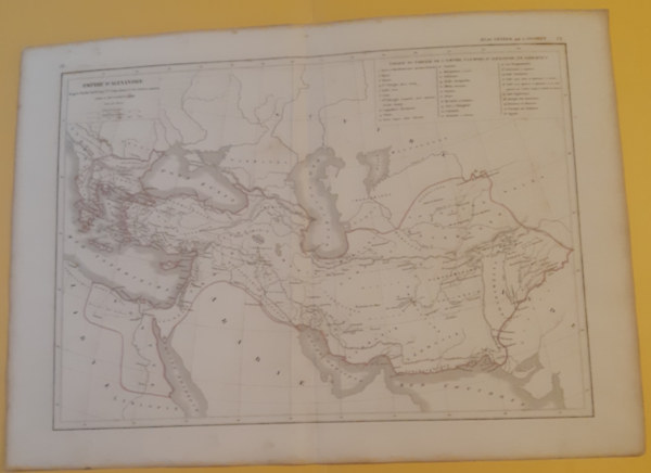 Dussieux, Louis-Etienne. - Empire d'Alexandre /Atlas général de géographie, physique, politique et historique. térkép/