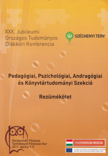 Pedaggiai, Pszicholgiai, Andraggiai s Knyvtrtudomnyi Szekci - Rezumktet