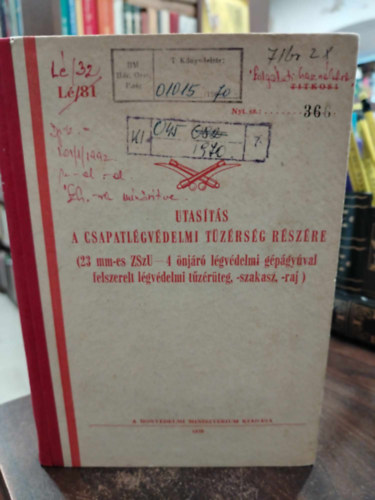 Utas�t�s a csapatl�gv�delmi t�z�rs�g r�sz�re