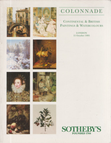 Colonnade - Continental & British Paintings & Watercolours (London - 11 October 1995)