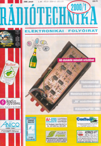 B�kei Ferenc  (F�szerk) - R�di�technika - ( 2000. teljes �vfolyam 1-12. sz. )