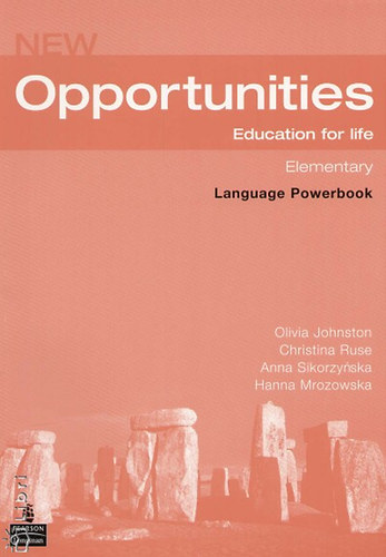 Christinaa.; Olivia Johnston Anna Sikorzynska; Ruse - New Opportunities - Elementary Language Powerbook
