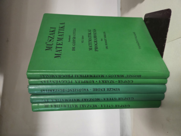 Dr. G�sp�r Gyula - M�szaki matematika III-VII. 5 k�tet