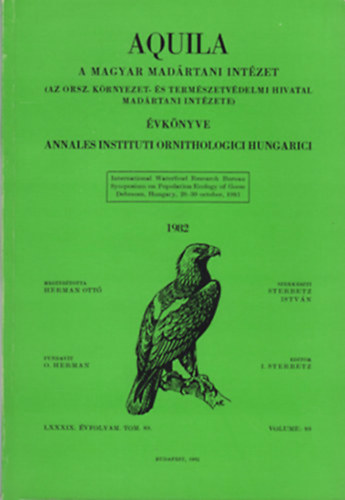 Aquila: a magyar madrtani intzet vknyve 1982