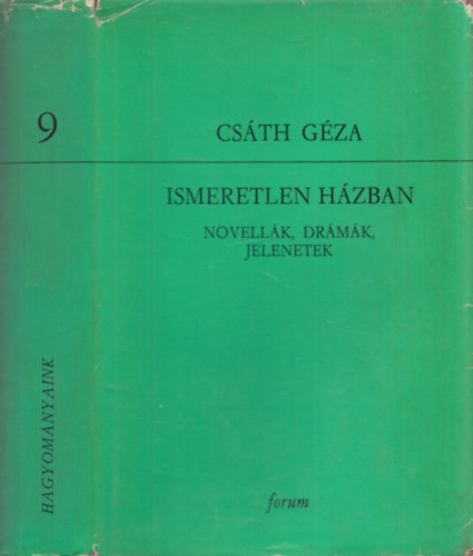 Csth Gza - Ismeretlen hzban I. (Novellk, drmk, jelenetek)