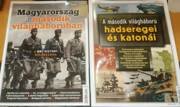Farkas Gyrgy Papp Gbor - 2 db A msodik vilghbor hadseregei s katoni + Magyarorszg a msodik vilghborban + 1 DVD