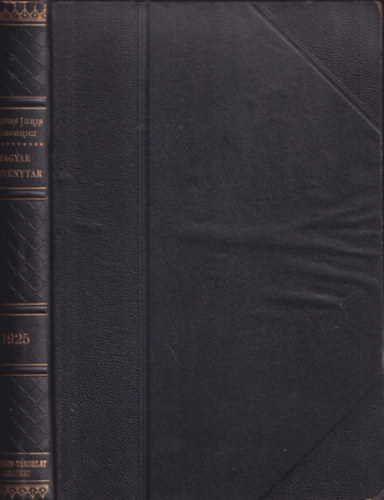Dr. Térfy Gyula - Magyar Törvénytár- 1925. évi törvénycikkek (Corpus Juris Hungarici)