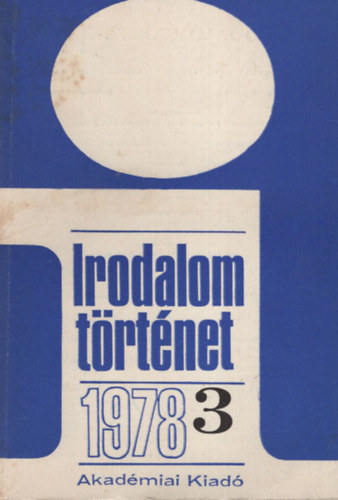 Mezei M�rta - Irodalomt�rt�net 1978/3