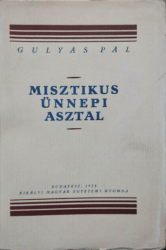 Guly�s P�l - Misztikus �nnepi asztal