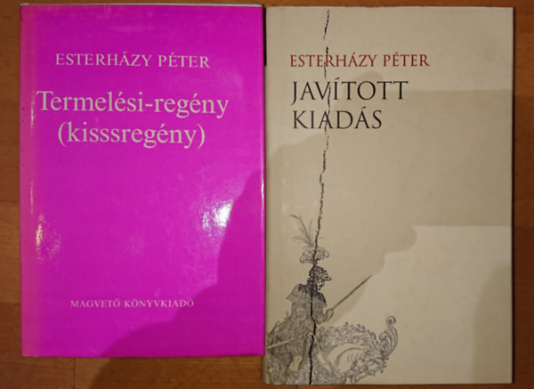 Esterhzy Pter - 2 Esterhzy Pter ktet: Termelsi regny, Javtott kiads