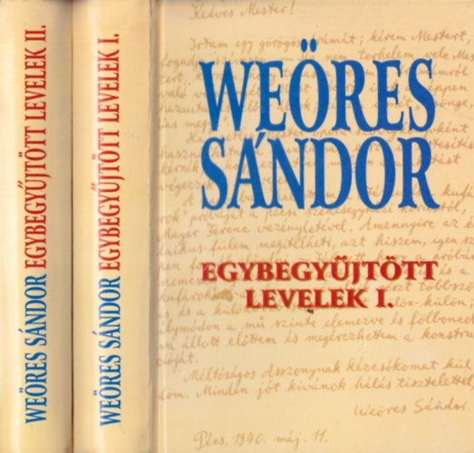 Weres Sndor - Egybegyjttt levelek I-II.