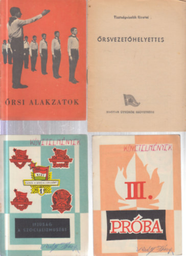 12 db. (kisdobos és úttörő) kiadvány a szocializmusból