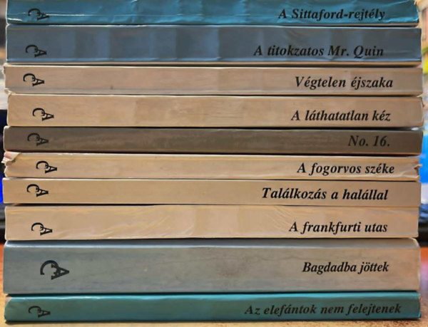 Agatha Christie k�nyvcsomag (10 k�tet)