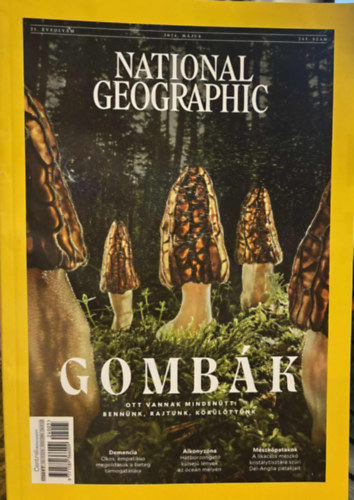 National Geographic - 2024. Május. 243. szám 21. évf. - Gombák - Ott vannak mindenütt: Bennünk, rajtunk, körülöttünk