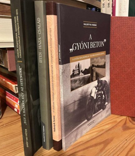 4 db Valentyik Ferenc könyv