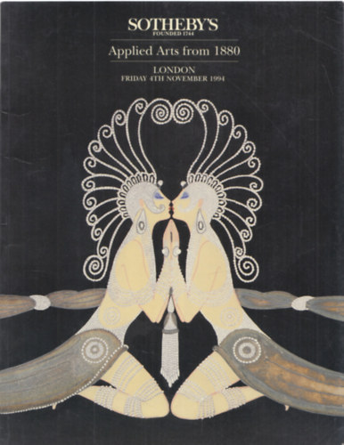 Sotheby's London - Applied arts from 1880 (4th November 1994)