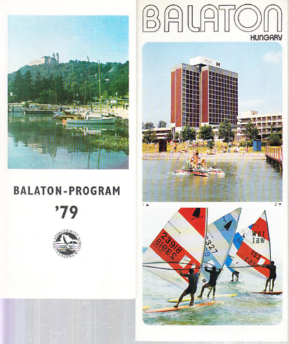 Balaton, idegenforgalmi prospektusok (7 db, 1970-80-as vek)