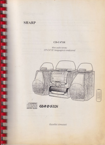 SHARP CD-C471H Mini audio torony kezelsi tmutat