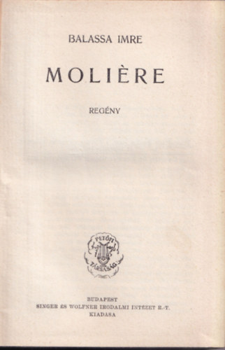 Balassa Imre - Moliere