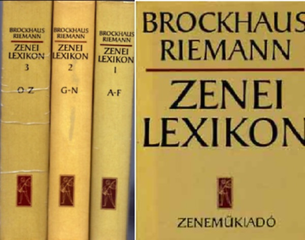 Brockhaus Riemann - Zenei lexikon I-III.