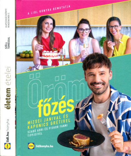Nincs feltüntetve - 2 db LIDL szakácskönyv (Életem ételei - Öröm a főzés)