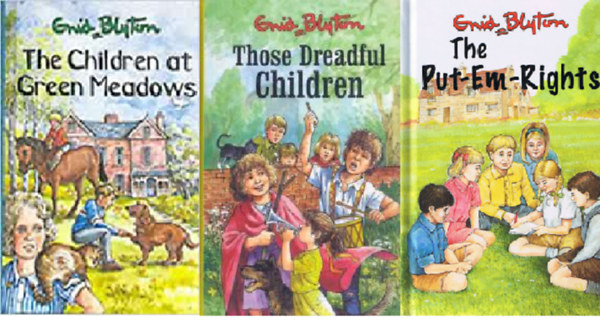 Enid Blyton - The Children at Green Meadows + Those Dreadful Children + The Put-Em-Rights  (3 ktet)