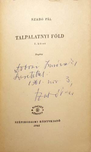 Szab� P�l - Talpalatnyi f�ld I-II.