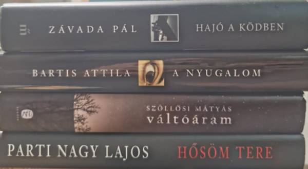 Závada Pál, Bartis Attila, Szöllősi Mátyás Parti Nagy Lajos - Magyar kortárs könyvcsomag