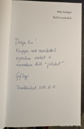 Baka Györgyi - Belső zarándok