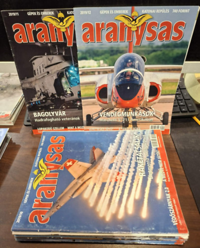 T�r�s  Istv�n  (F�szerk.) - Aranysas magazin 2019/1-12. (teljes �vfolyam, lapsz�monk�nt, 12db)
