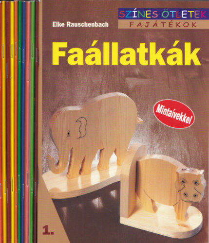 11 db. Sznes tletek (Fallatkk + Babajtkok +Jtkos figurk egyszer anyagokbl + Frottrllatok + Masnik + Nyomdzs + Vzfests + S-liszt gyurma + Mzeskalcs + Ujjbbok + Prg-forgk)