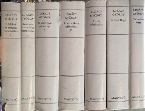 Lukács György - Lukács György könyvcsomag