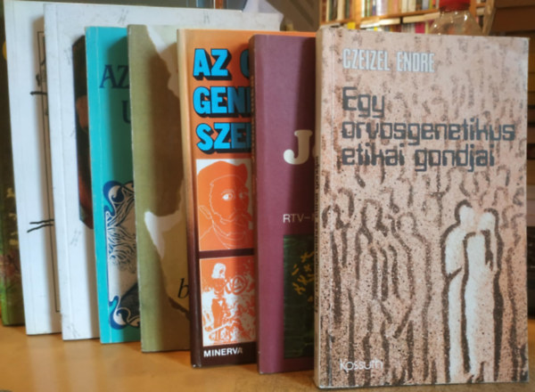 Dr. Czeizel Endre - 8 db Dr. Czeizel Endre: Az egszsges utdokrt; Az rtk bennnk van; Jvnk titkai; Egy orvosgenetikus etikai gondjai; Az orvosgenetikus szemvel; Eufnika (A genetikai megelzs j lehetsge); A magyarsg genetikja; Csaldfa