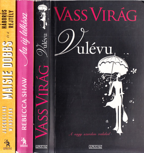 Rebecca Shaw, Jacqueline Winspear Vass Vir�g - 3db. Ulpius-h�z k�tet: Vul�vu + Az �j lelk�sz + Maisie Dobbs �s a h�bor�s rejt�ly