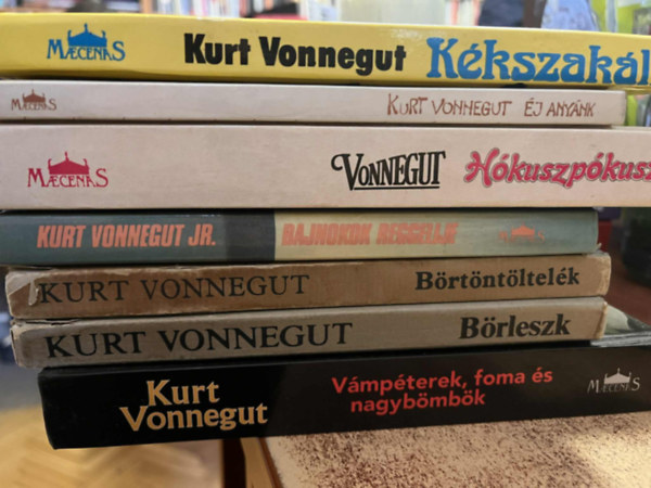 Kurt Vonnegut - 7 db Kurt Vonnegut könyv