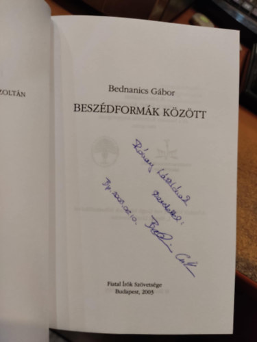 Bednanics G�bor - Besz�dform�k k�z�tt