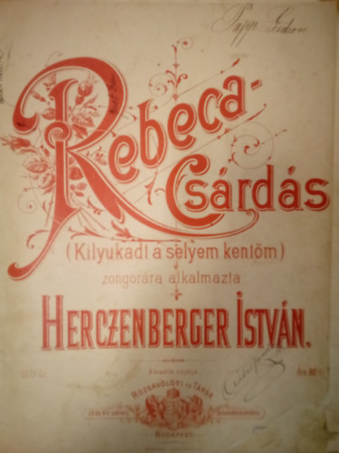 Herczenberger Istvn - Rebeca Csrds