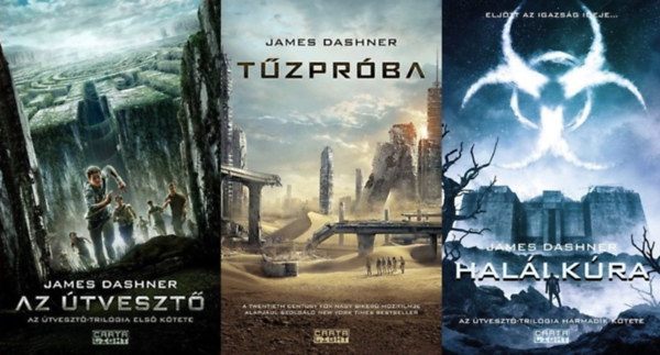 James Dashner - tveszt trilgia I-III. (Az tveszt + Tzprba + Hallkra)