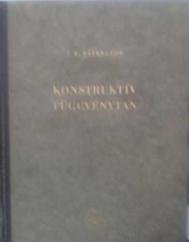 I.P. Natanszon - Konstrukt�v f�ggv�nytan