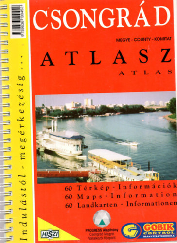 Csongrád megye településeinek atlasza - 60 település részletes térképe