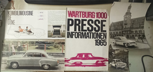 Wartburginformationen - Wartburg 1000 Presse informationen 1965 (magyar nyelvű)