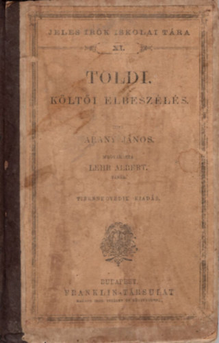 Arany J�nos - Toldi- k�lt�i elbesz�l�s